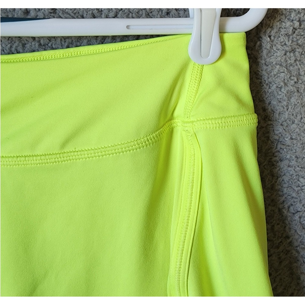 Nike Dri-FIT Skort Womens Medium Neon Yellow Athletic Tennis Activewear Skirt - Picture 2 of 15